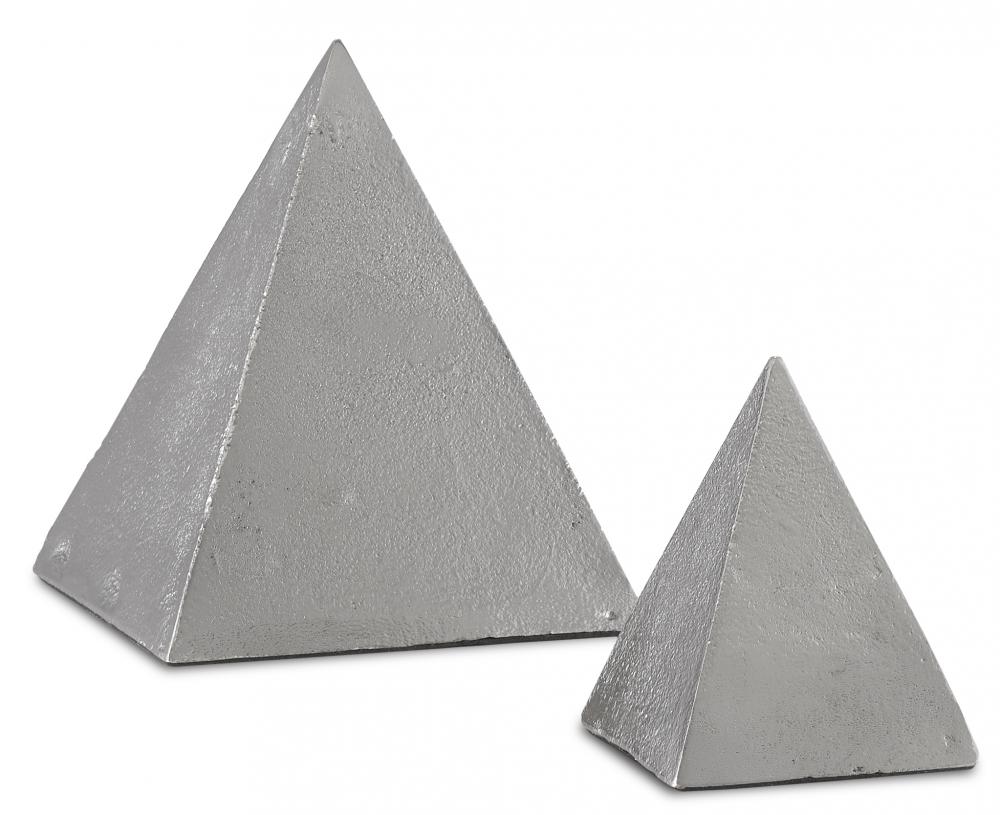 Mandir Nickel Pyramid Set of 2