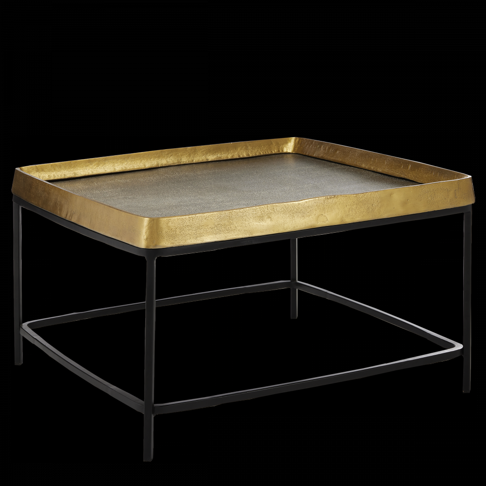 Tanay Brass Cocktail Table
