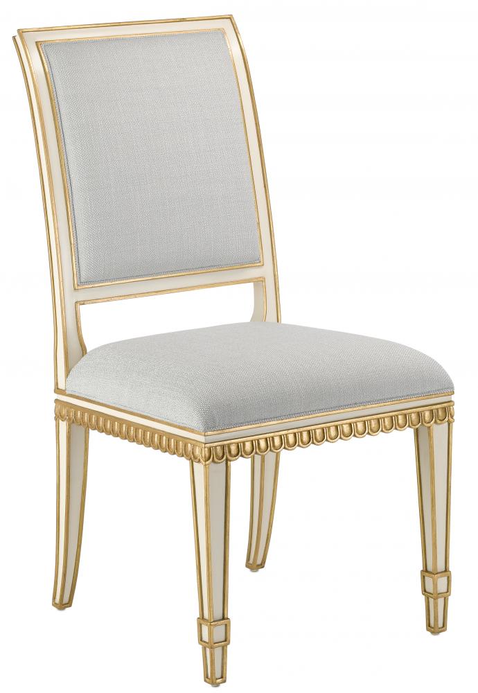 Ines Ivory Chair, Prim & Proper Mist