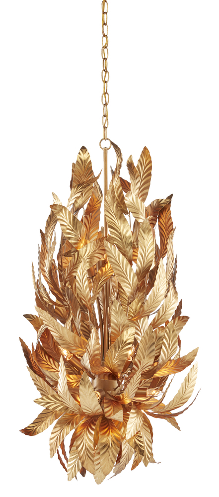 Apollo Gold Leaf Chandelier