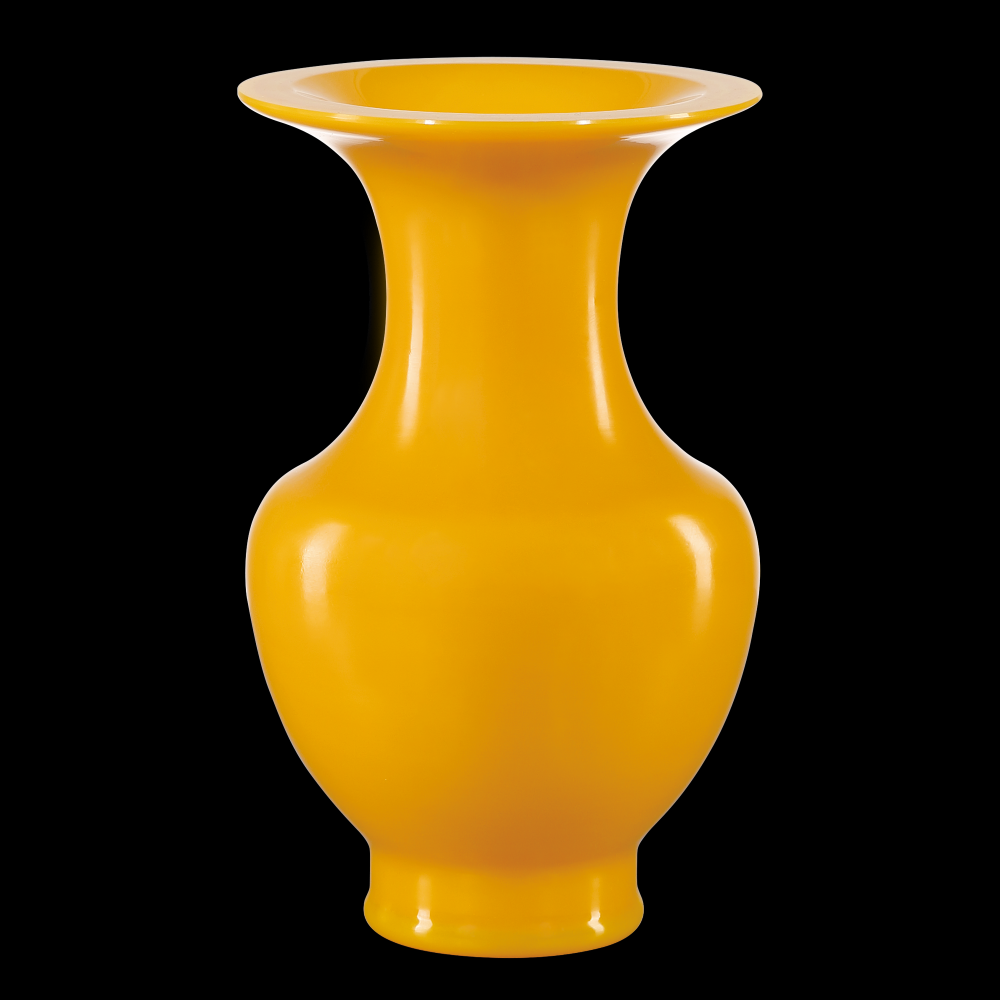 Imperial Yellow Peking Vase