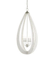 Currey 9000-0769 - Arietta White Teardrop Chandelier
