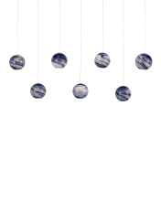 Currey 9000-1068 - Palatino 7-Light Linear Multi-Drop Pendant