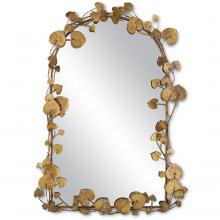 Currey 1000-0115 - Vinna Brass Rectangular Mirror