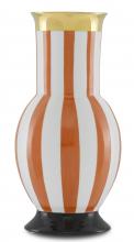 Currey 1200-0387 - De Luca Small Coral Stripe Vase