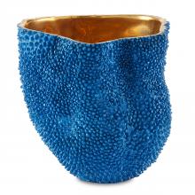 Currey 1200-0545 - Jackfruit Medium Cobalt Blue Vase