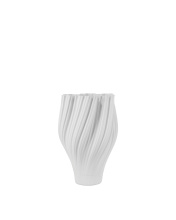 Currey 1200-1004 - Whorl Large White Vase