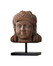 Currey 1200-1080 - Mathura Head on Stand