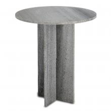Currey 3000-0221 - Harmon Gray Marble Accent Table