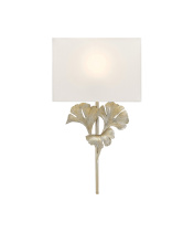 Currey 5900-0009 - Gingko Silver Wall Sconce