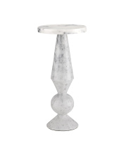 Currey 3000-0223 - Quince White Marble Accent Table