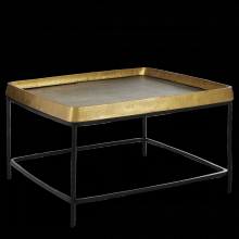 Currey 4000-0151 - Tanay Brass Cocktail Table
