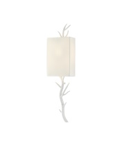 Currey 5000-0149 - Baneberry White Wall Sconce, Right