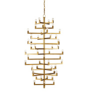 Currey 9000-0918 - Andre Grande Brass Chandelier