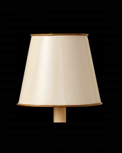  0900-0029 - Tole Ivory Tapered Chandelier Shade