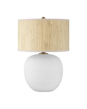 Currey 6000-1008 - Zena White Table Lamp