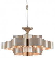 Currey 9000-0051 - Grand Lotus Silver Large Chandelier