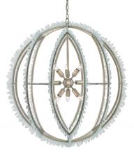 Currey 9000-0210 - Saltwater Silver Orb Chandelier