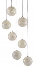  9000-0718 - Finhorn 7-Light Round Multi-Drop Pendant