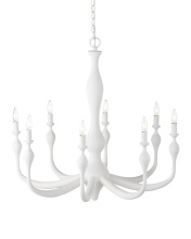 Currey 9000-1340 - Ludwig White Chandelier