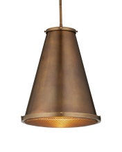Currey 9000-1366 - Seafarer Brass Pendant