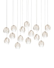 Currey 9000-1391 - Banyan 15-Light Linear Multi-Drop Pendant