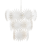 Currey 9000-1114 - Bismarkia Large White Chandelier