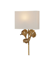 Currey 5178 - Gingko Gold Wall Sconce