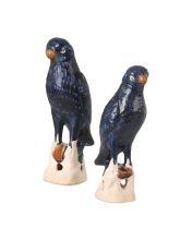 Currey 1200-0993 - Tang Dynasty Parrots Set of 2