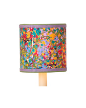 Currey 0900-0034 - Marble Multi-Color Paper Drum Chandelier Shade