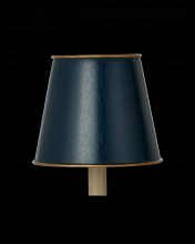  0900-0030 - Tole Blue Tapered Chandelier Shade