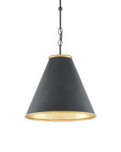Currey 9000-0534 - Pierrepont Small Black Pendant