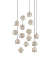 Currey 9000-0719 - Finhorn 15-Light Round Multi-Drop Pendant