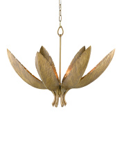 Currey 9000-0766 - Bird of Paradise Brass Chandelier