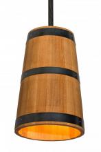 Meyda Tiffany 188968 - 17" Wide Whiskey Barrel Pendant